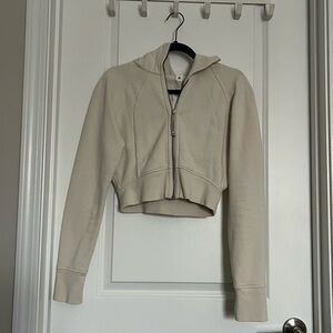 Cropped Scuba Hoodie
